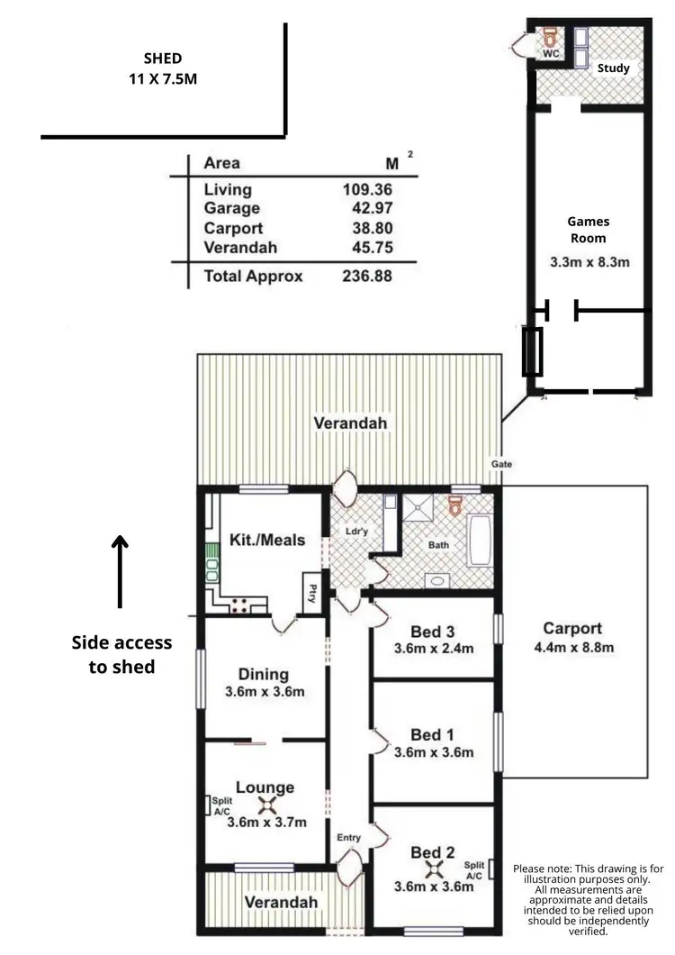 Floorplan of Homely house listing, 6 Barker Street, Willaston SA 5118
