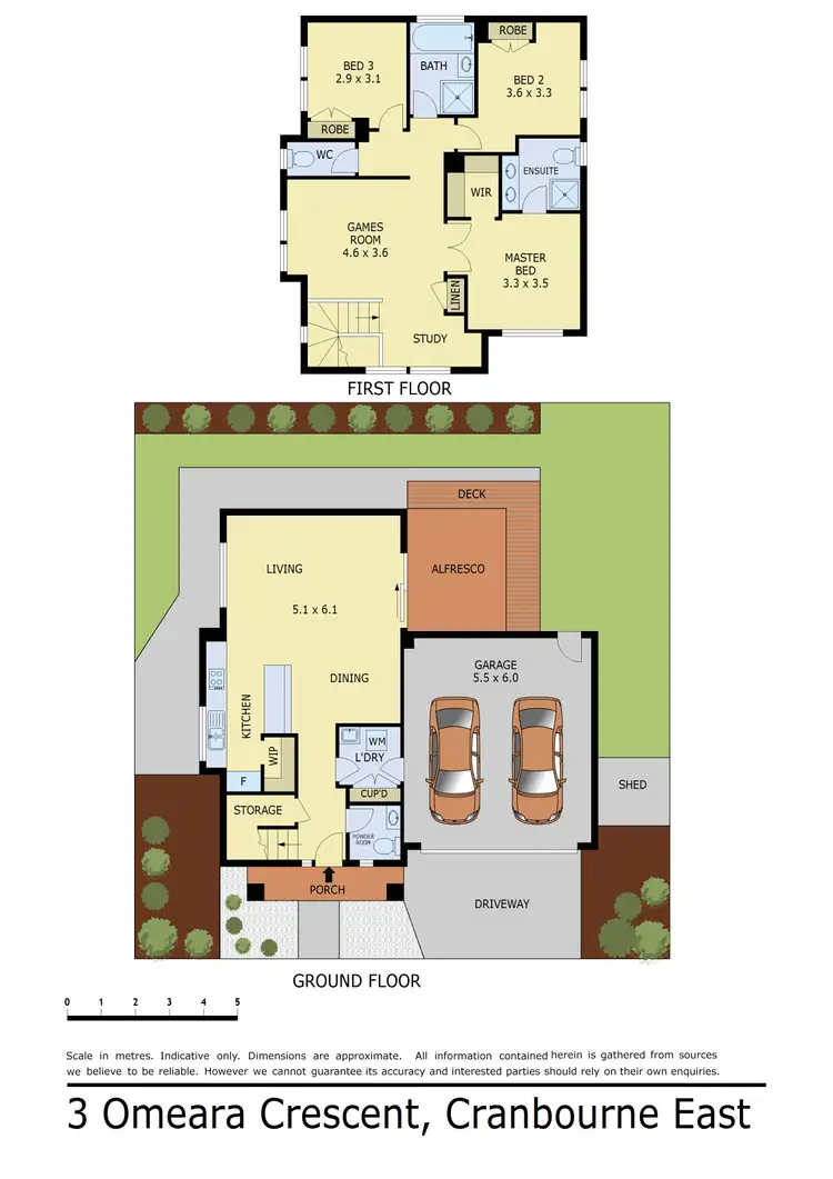 Floorplan of Homely house listing, 3 Omeara Crescent, Cranbourne East VIC 3977