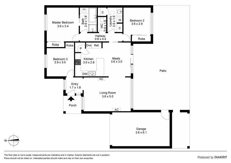 Floorplan of Homely unit listing, 8/128 Salmon Street, Hastings VIC 3915
