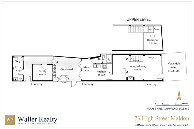 Floorplan of Homely house listing, 73 High Street, Maldon VIC 3463