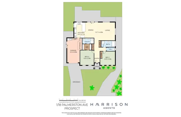 Floorplan of Homely unit listing, 1/18 Palmerston Avenue, Prospect TAS 7250