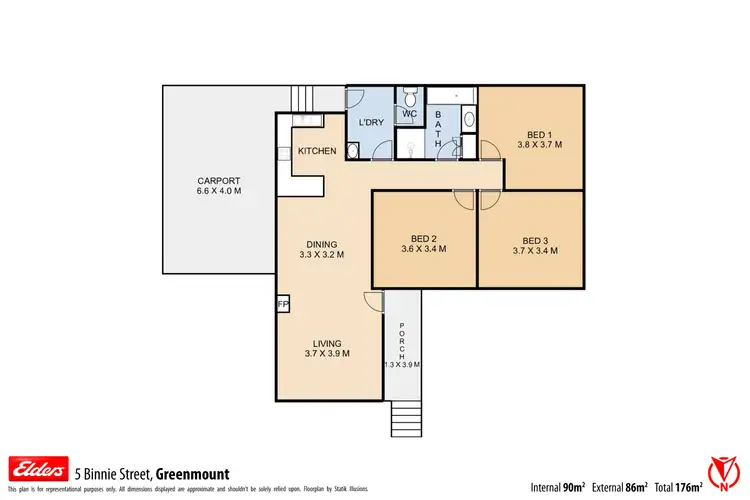 Floorplan of Homely house listing, 5 Binnie Street, Greenmount QLD 4359