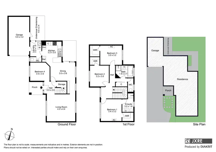 Floorplan of Homely townhouse listing, 3/22 Stockdale Avenue, Clayton VIC 3168