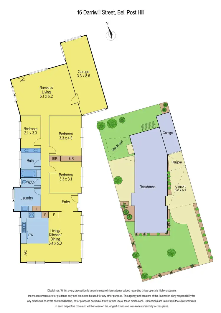 Floorplan of Homely house listing, 16 Darriwill Street, Bell Post Hill VIC 3215