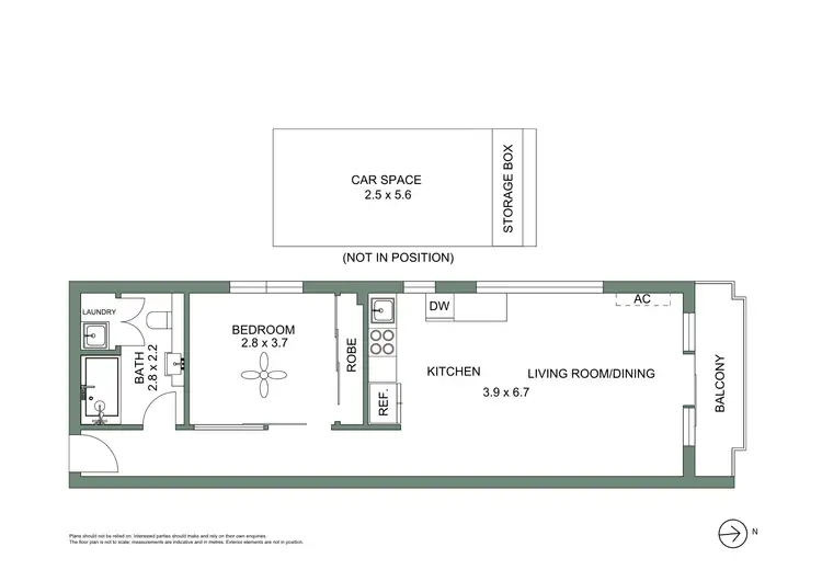 Floorplan of Homely apartment listing, 13/81-83 Gilderthorpe Avenue, Randwick NSW 2031