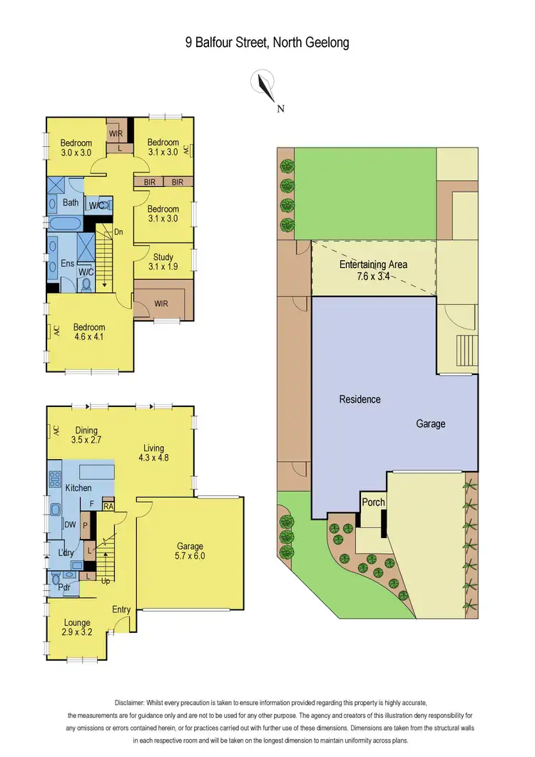 Floorplan of Homely house listing, 9 Balfour Street, North Geelong VIC 3215