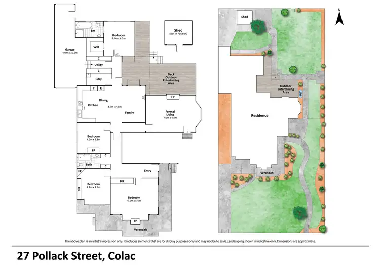 Floorplan of Homely house listing, 27 Pollack Street, Colac VIC 3250