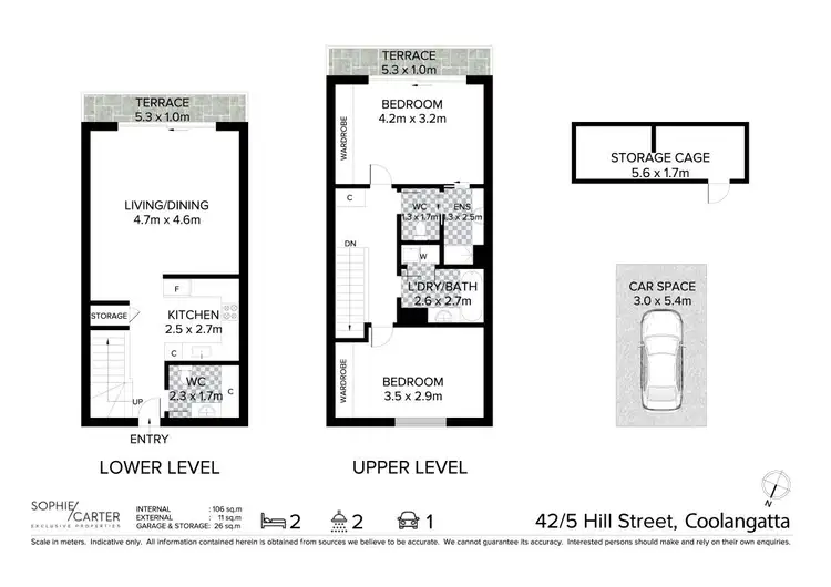 Floorplan of Homely unit listing, 42/5 Hill Street, Coolangatta QLD 4225