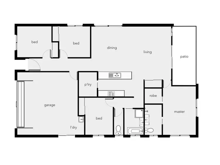 Floorplan of Homely house listing, 64 Bulleringa Loop, Mount Peter QLD 4869