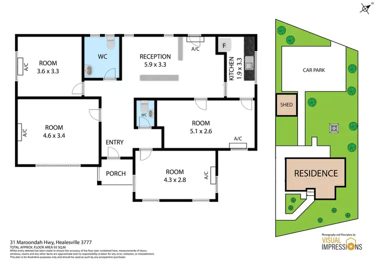Floorplan of Homely house listing, 31 Maroondah Highway, Healesville VIC 3777