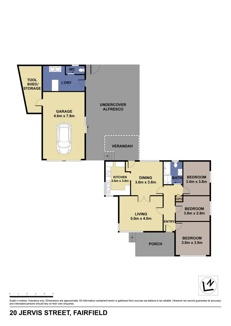 Floorplan of Homely house listing, 20 Jervis Street, Fairfield NSW 2165
