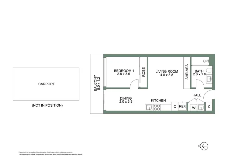Floorplan of Homely apartment listing, 302/34-40 Wilson Street, South Yarra VIC 3141