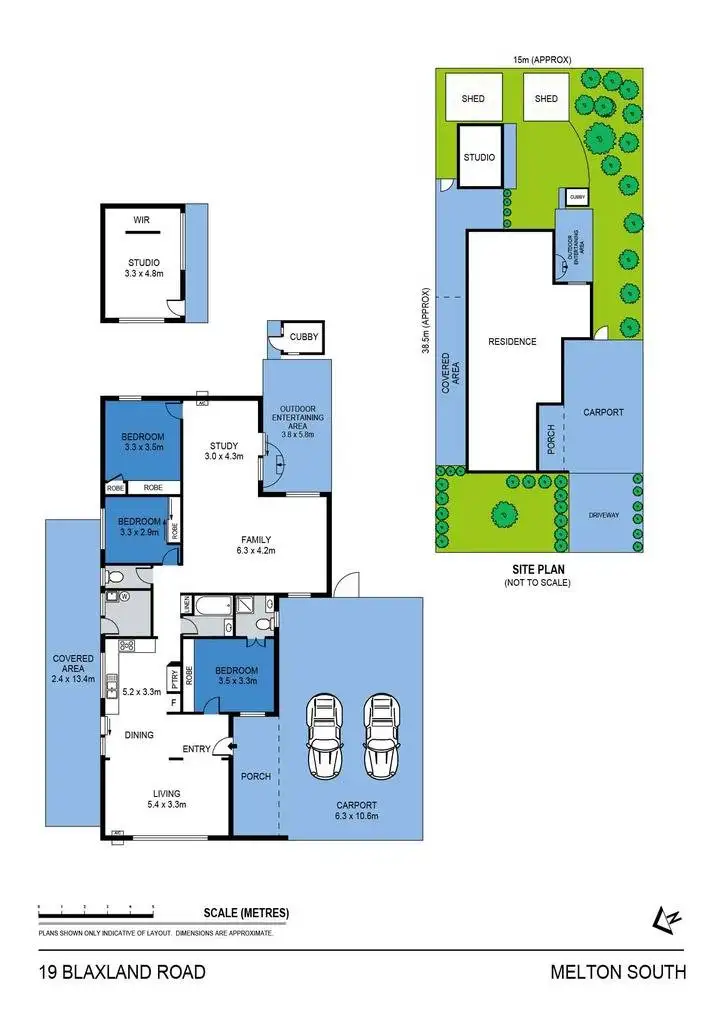 Floorplan of Homely house listing, 19 Blaxland Road, Melton South VIC 3338