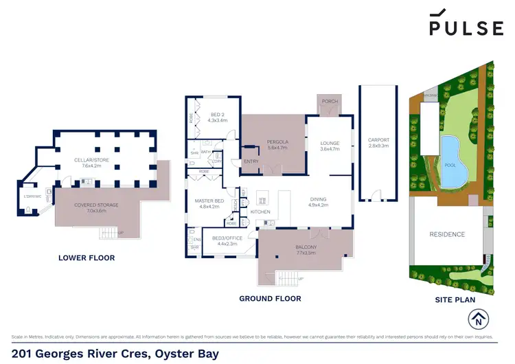 Floorplan of Homely house listing, 201 Georges River Crescent, Oyster Bay NSW 2225
