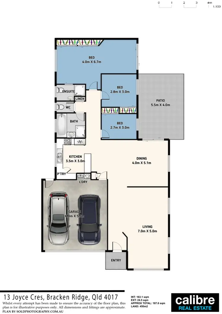 Floorplan of Homely house listing, 13 Joyce Crescent, Bracken Ridge QLD 4017