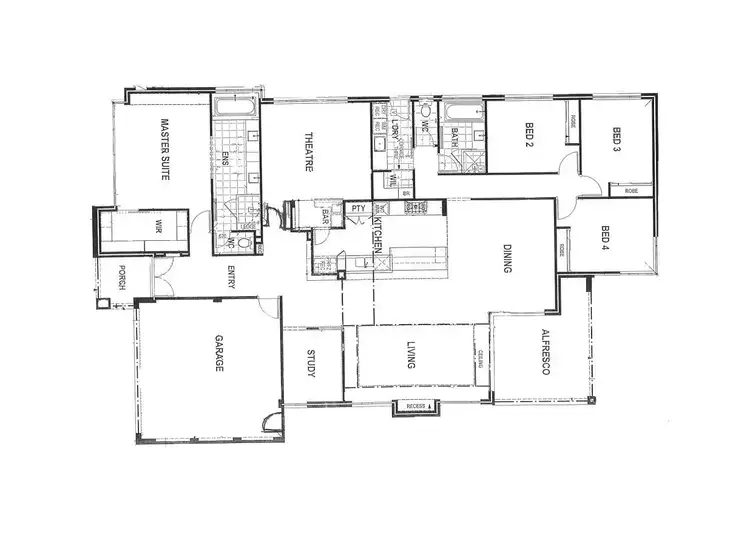 Floorplan of Homely house listing, 15 Bayonne Corner, Piara Waters WA 6112