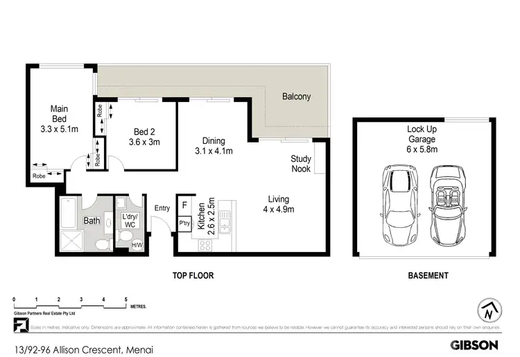 Floorplan of Homely apartment listing, 13/92-96 Allison Crescent, Menai NSW 2234