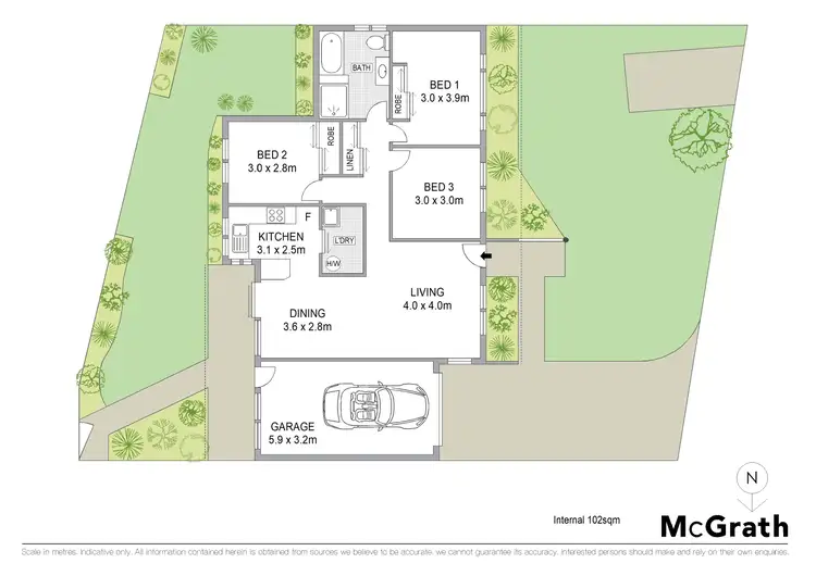 Floorplan of Homely villa listing, 4/17 Charlton Close, Bowral NSW 2576