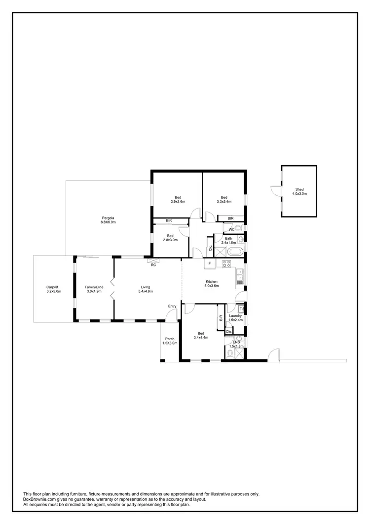 Floorplan of Homely house listing, 21 Stone Street, Panorama SA 5041