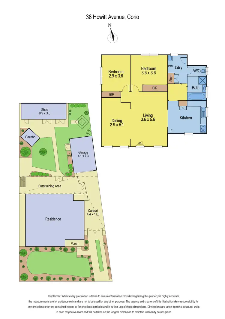 Floorplan of Homely house listing, 38 Howitt Avenue, Corio VIC 3214
