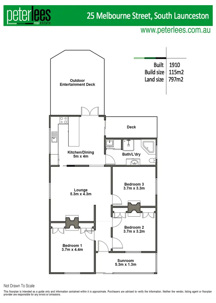 Floorplan of Homely house listing, 25 Melbourne Street, South Launceston TAS 7249