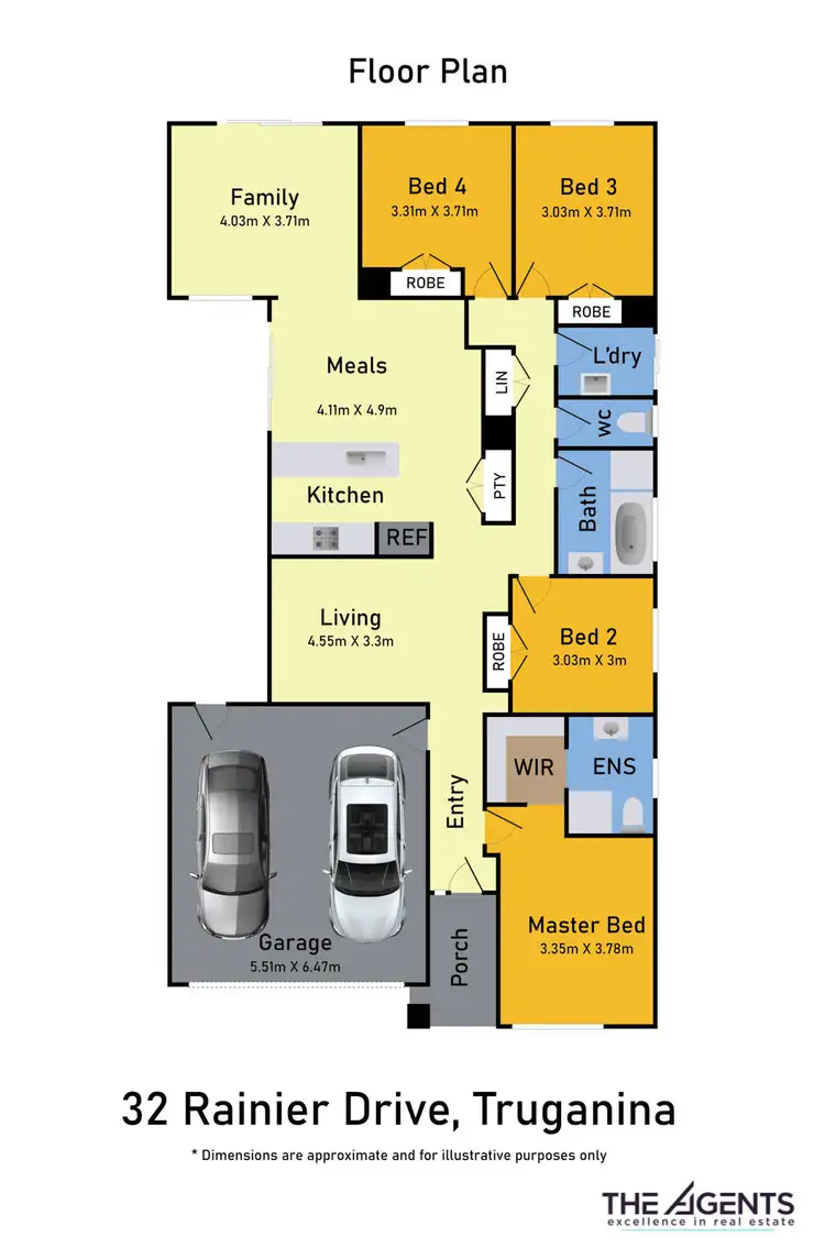 Floorplan of Homely house listing, 32 Rainier Drive, Truganina VIC 3029