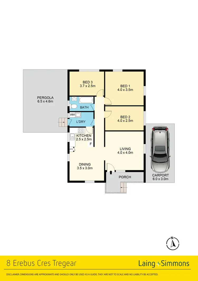 Floorplan of Homely house listing, 8 Erebus Crescent, Tregear NSW 2770