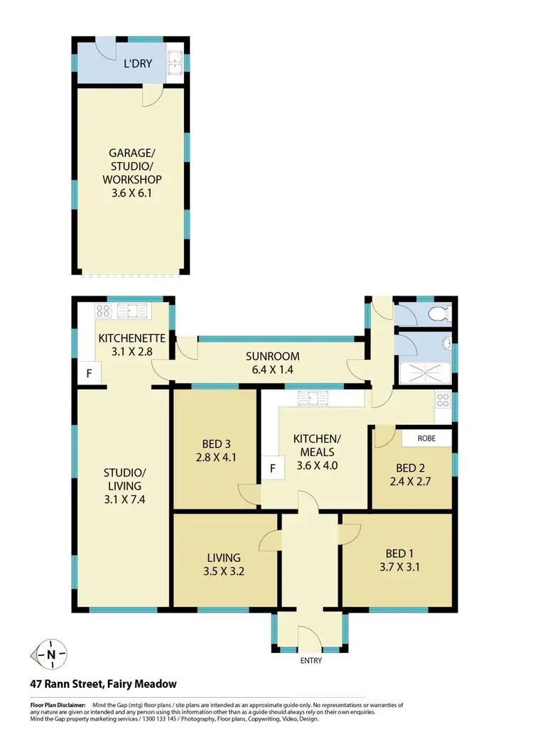 Floorplan of Homely house listing, 47 Rann Street, Fairy Meadow NSW 2519