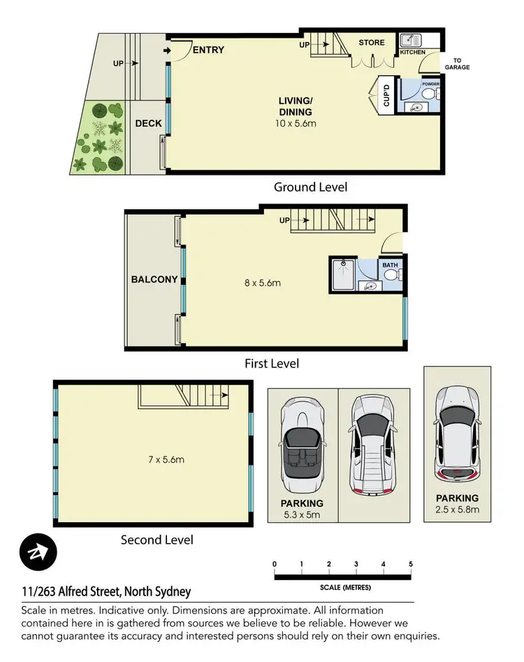 Floorplan of Homely terrace listing, 11/263 Alfred Street, North Sydney NSW 2060