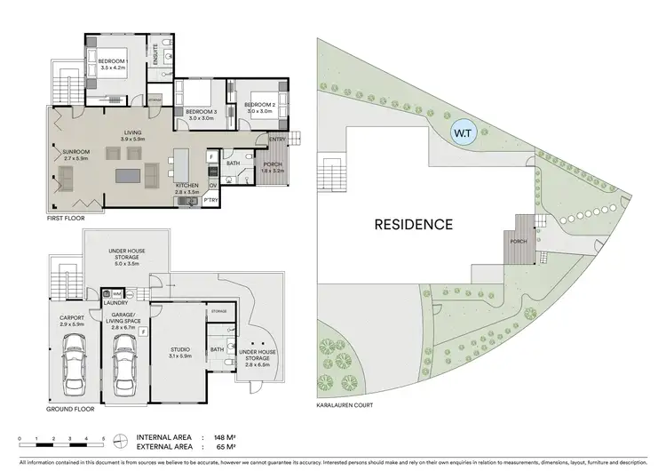 Floorplan of Homely house listing, 2/12 Karalauren Court, Lennox Head NSW 2478