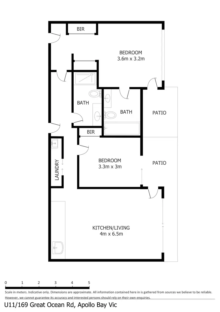 Floorplan of Homely apartment listing, 11/169 Great Ocean Road Road, Apollo Bay VIC 3233
