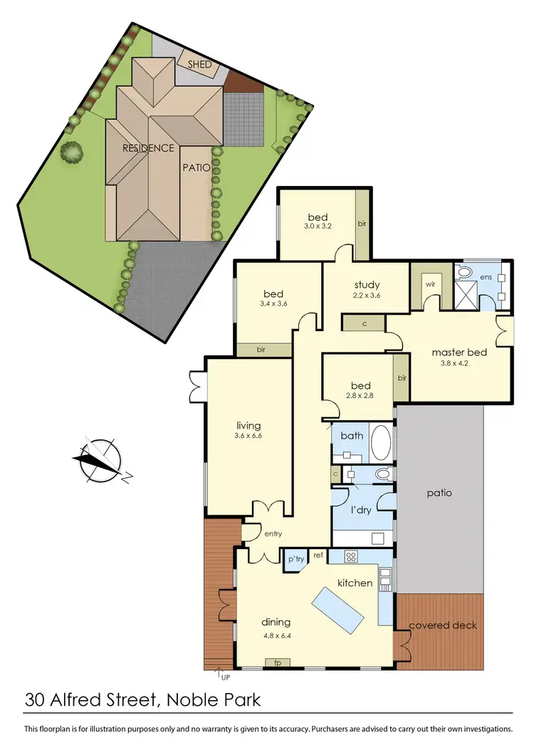 Floorplan of Homely house listing, 30 Alfred Street, Noble Park VIC 3174