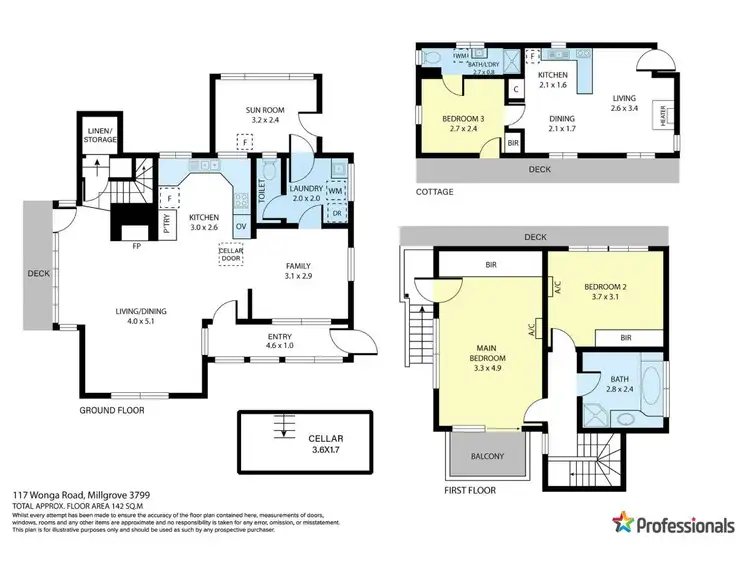 Floorplan of Homely house listing, 117 Wonga Road, Millgrove VIC 3799