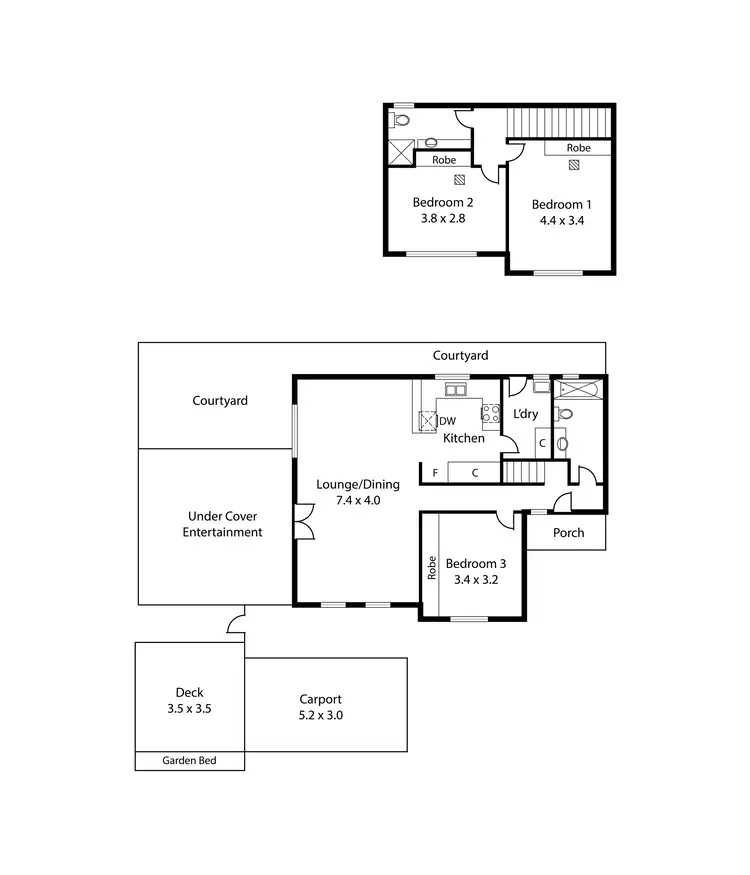 Floorplan of Homely house listing, 5/13-15 Toowong Avenue, Kensington Park SA 5068