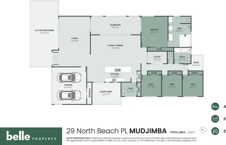 Floorplan of Homely house listing, 29 North Beach Place, Mudjimba QLD 4564