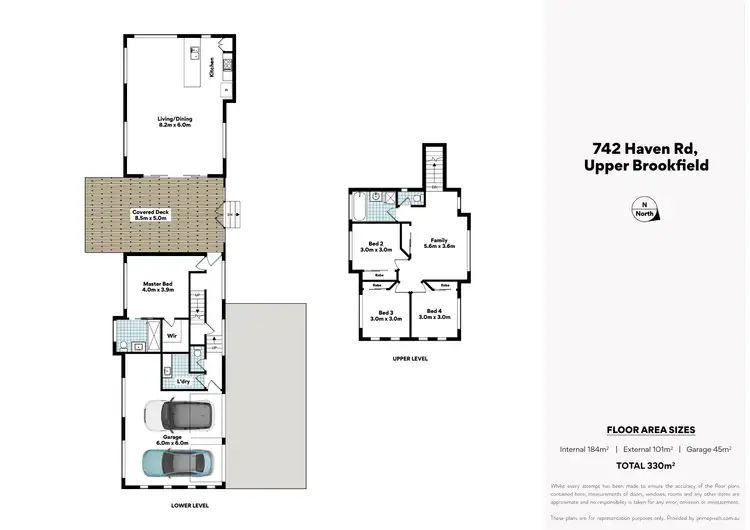 Floorplan of Homely house listing, 742 Haven Road, Upper Brookfield QLD 4069