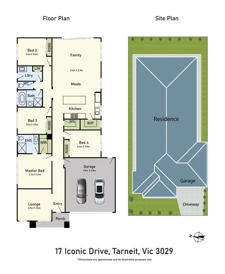 Floorplan of Homely house listing, 17 Iconic Drive, Tarneit VIC 3029