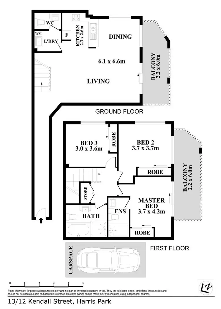 Floorplan of Homely apartment listing, 13/12 Kendall Street, Harris Park NSW 2150