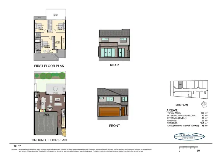 Floorplan of Homely townhouse listing, 7/2a Gordon Street, Woonona NSW 2517