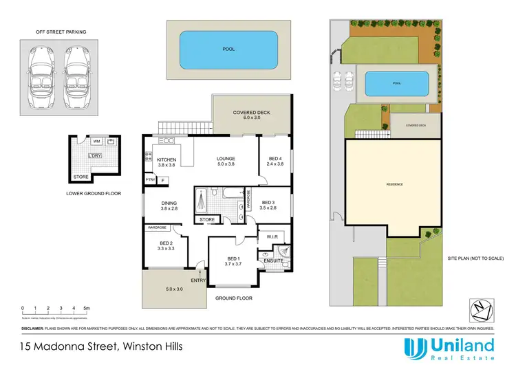 Floorplan of Homely house listing, 15 Madonna Street, Winston Hills NSW 2153