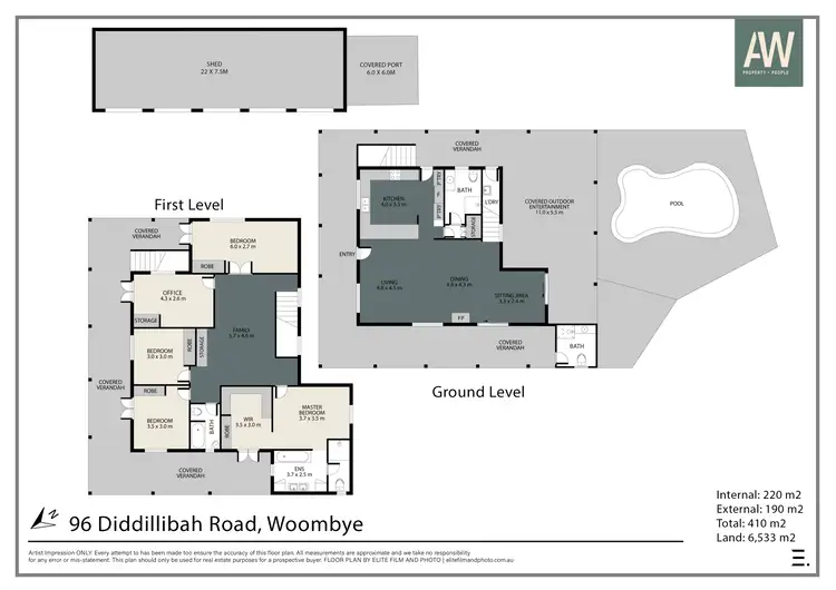 Floorplan of Homely house listing, 96 Diddillibah Road, Woombye QLD 4559