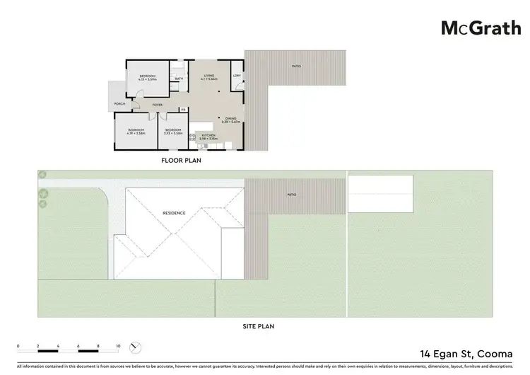 Floorplan of Homely house listing, 14 Egan Street, Cooma NSW 2630