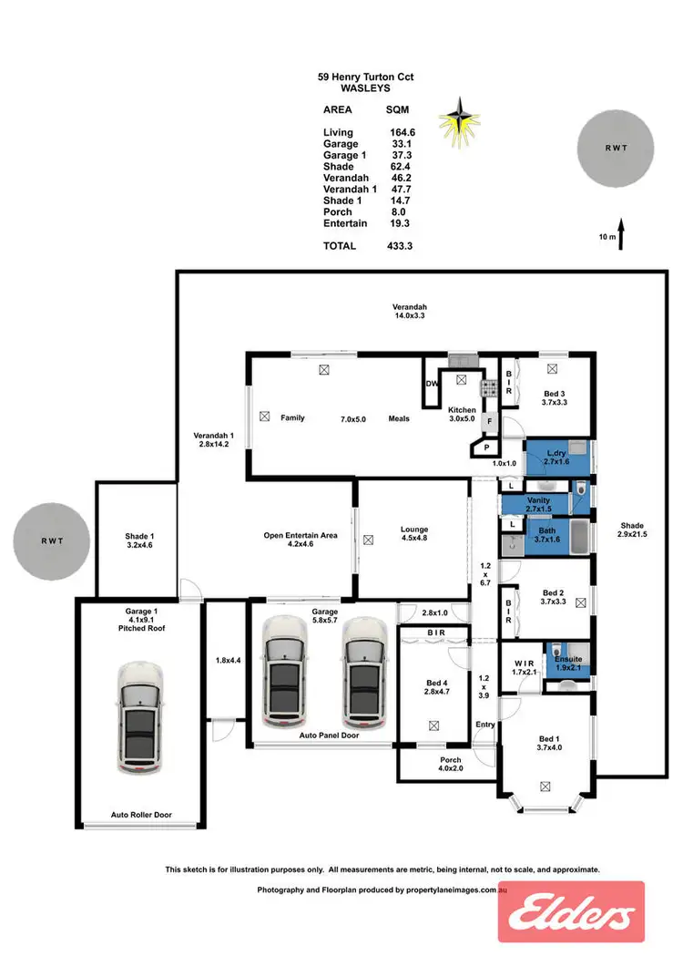 Floorplan of Homely house listing, 59 Henry Turton Circuit, Wasleys SA 5400