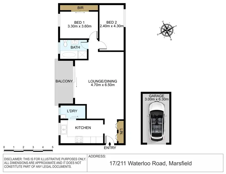 Floorplan of Homely apartment listing, 17/211 Waterloo Road, Marsfield NSW 2122