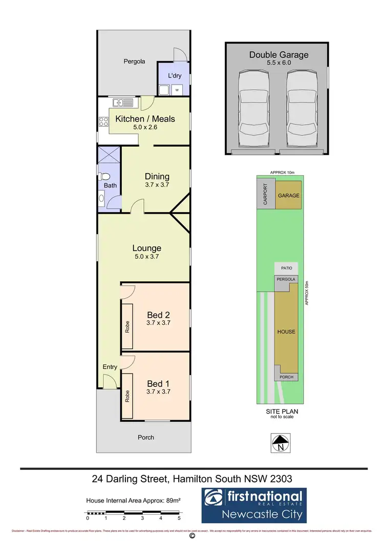 Floorplan of Homely house listing, 24 Darling Street, Hamilton South NSW 2303