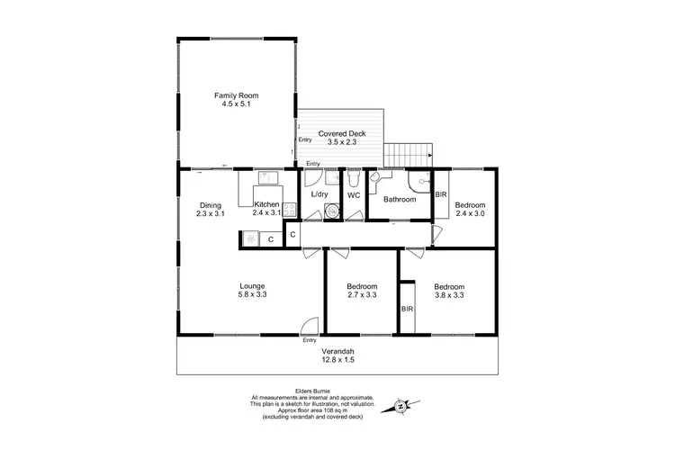 Floorplan of Homely house listing, 44 Chanel Street North, Park Grove TAS 7320