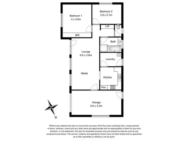 Floorplan of Homely unit listing, 3/33 Shelton Street, Mount Gambier SA 5290