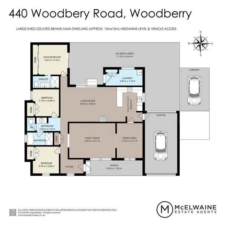 Floorplan of Homely house listing, 440 Woodberry Road, Woodberry NSW 2322