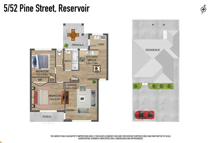 Floorplan of Homely unit listing, 5/62 Pine Street, Reservoir VIC 3073