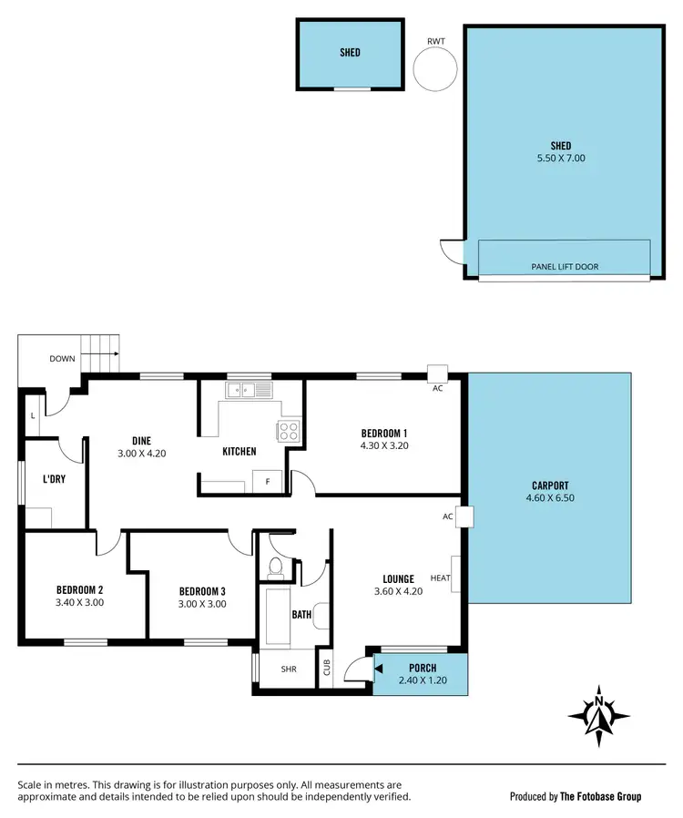 Floorplan of Homely house listing, 9 Tenterton Road, Christie Downs SA 5164